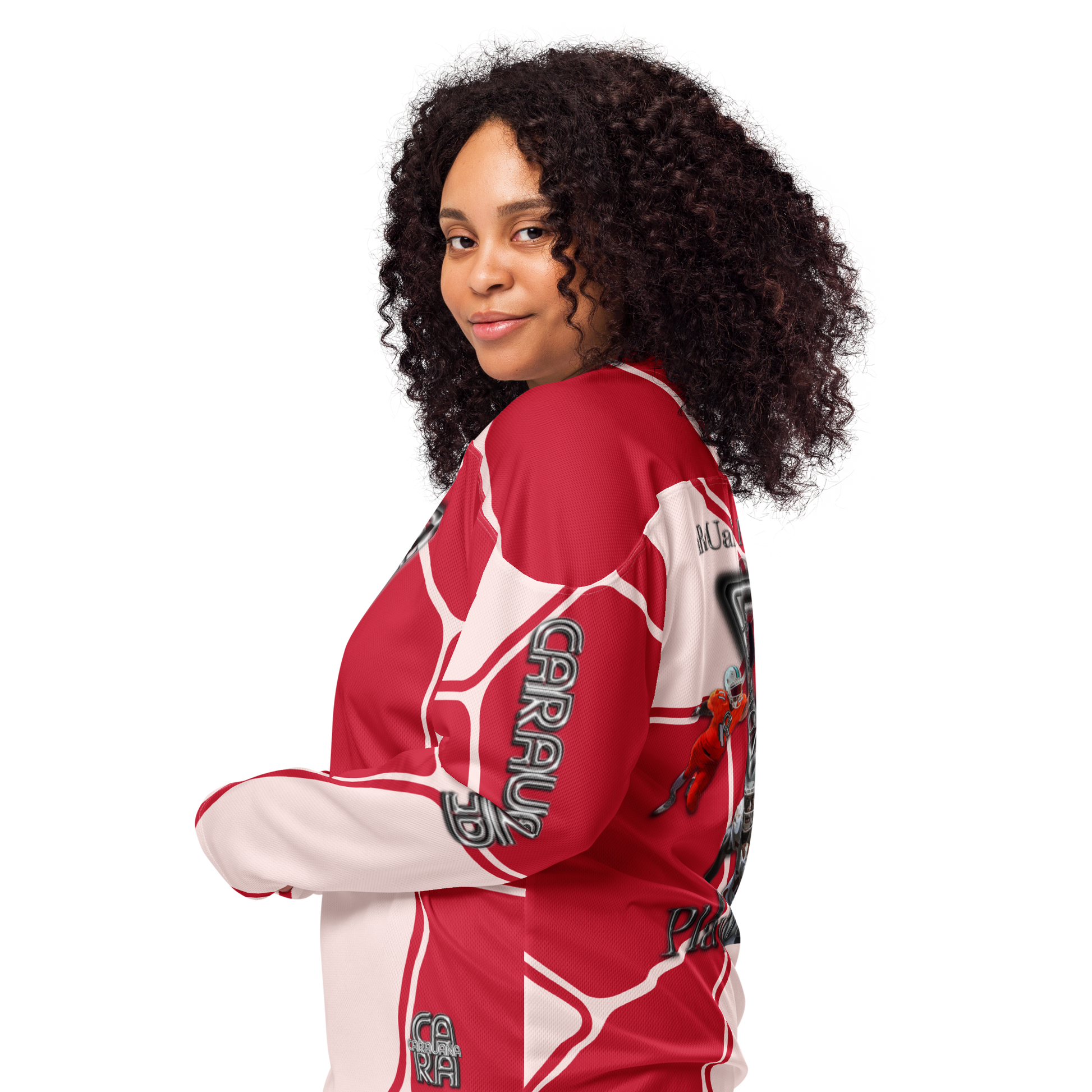 🏈 CaRaUaNa American Football Sweatshirt – Red Carauana Store