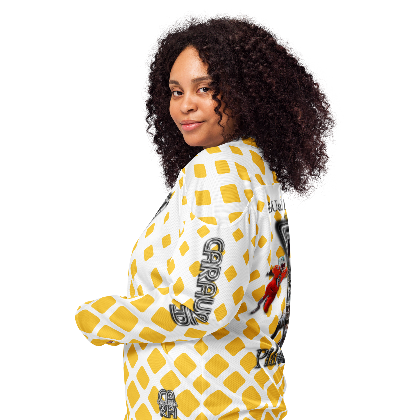 🏈 CaRaUaNa American Football Sweatshirt – Orange Edition Carauana Store