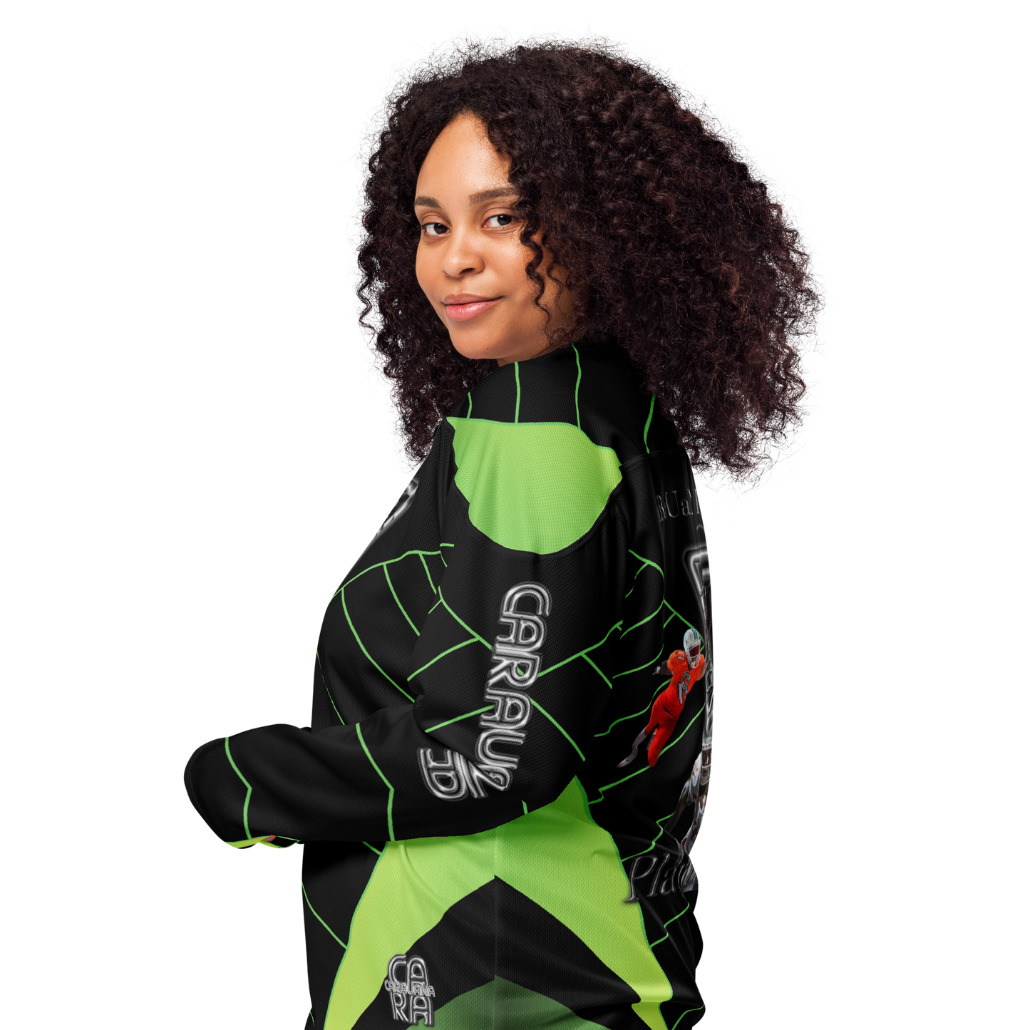 🏈 CaRaUaNa American Football Sweatshirt – Green Edition Carauana Store