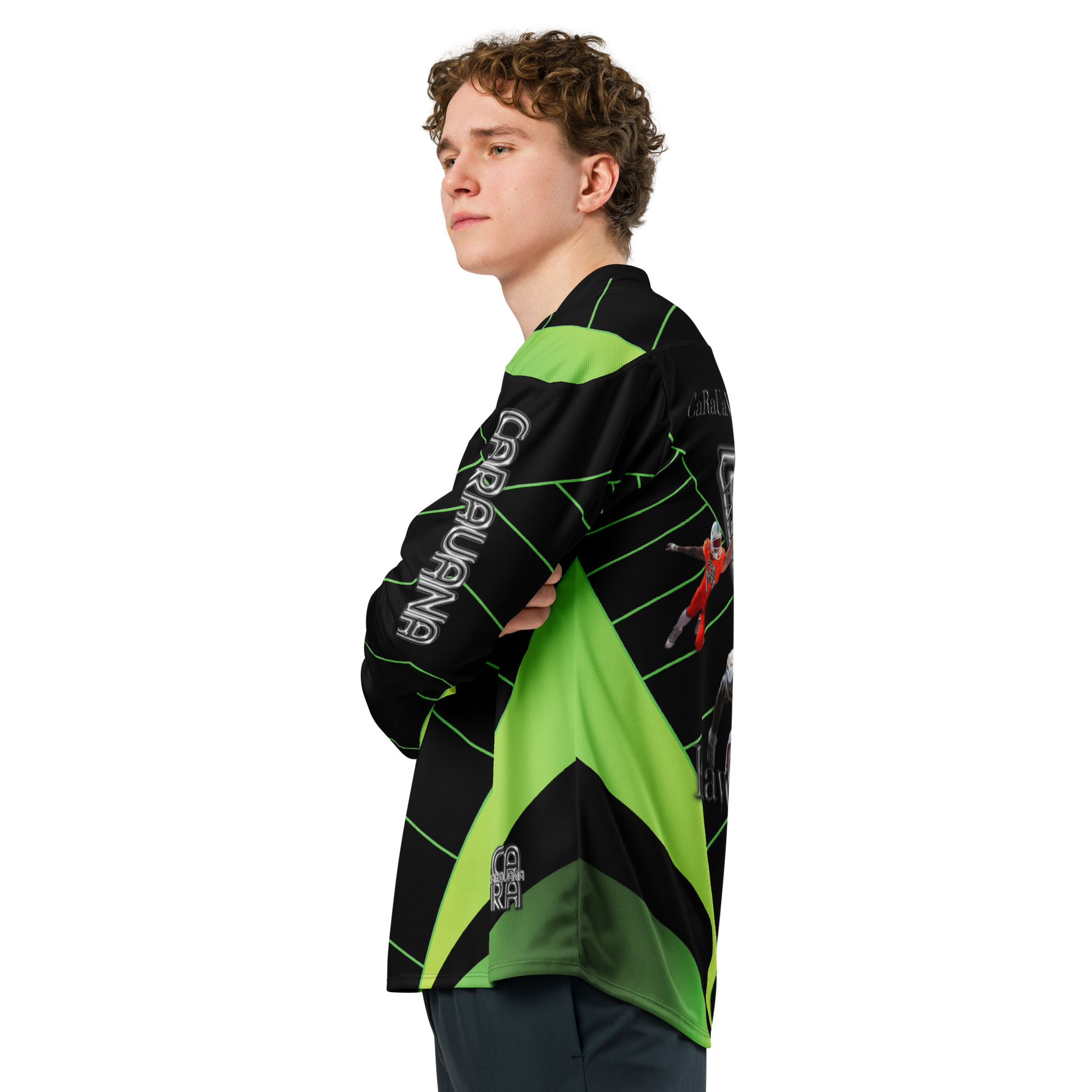 🏈 CaRaUaNa American Football Sweatshirt – Green Edition Carauana Store