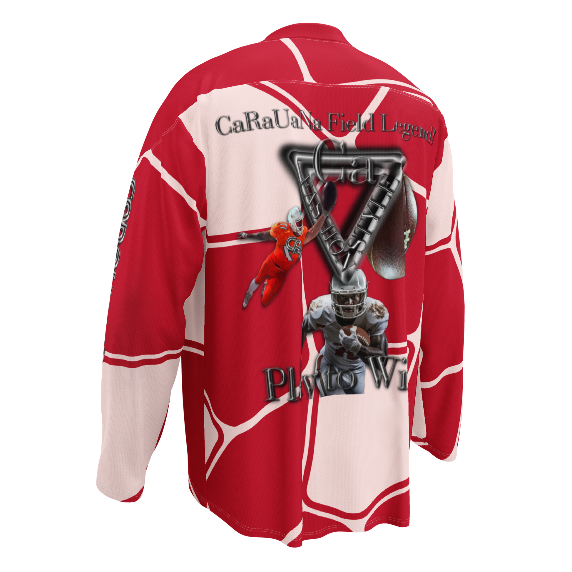 🏈 CaRaUaNa American Football Sweatshirt – Red Carauana Store