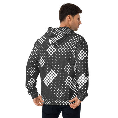 CaRaUaNa Unisex Hoodie Grey white - CaRaUaNa Fashion