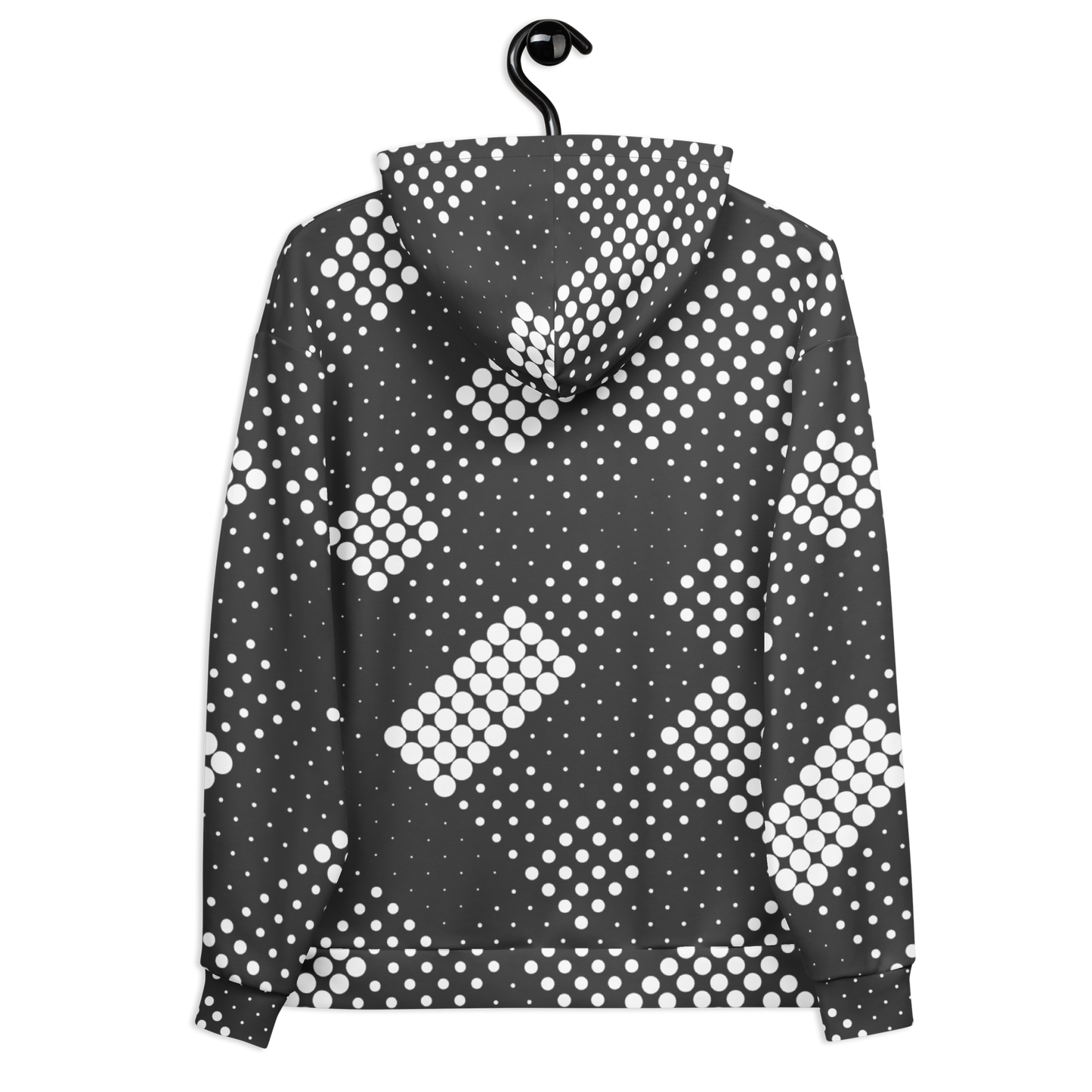 CaRaUaNa Unisex Hoodie Grey white - CaRaUaNa Fashion