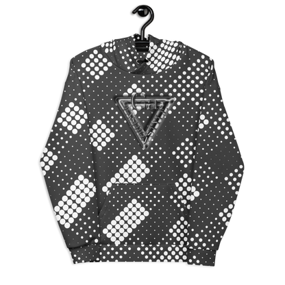 CaRaUaNa Unisex Hoodie Grey white - CaRaUaNa Fashion