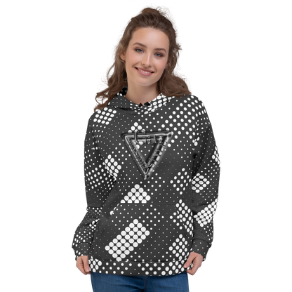 CaRaUaNa Unisex Hoodie Grey white - CaRaUaNa Fashion