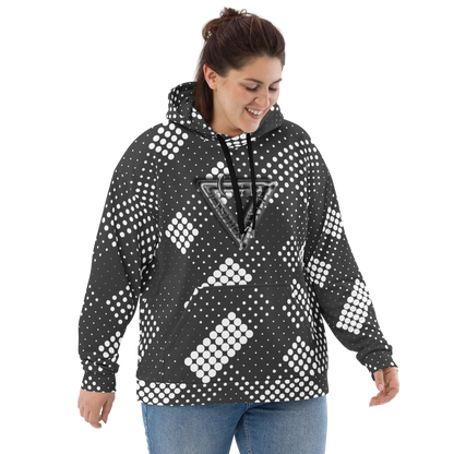 CaRaUaNa Unisex Hoodie Grey white - CaRaUaNa Fashion