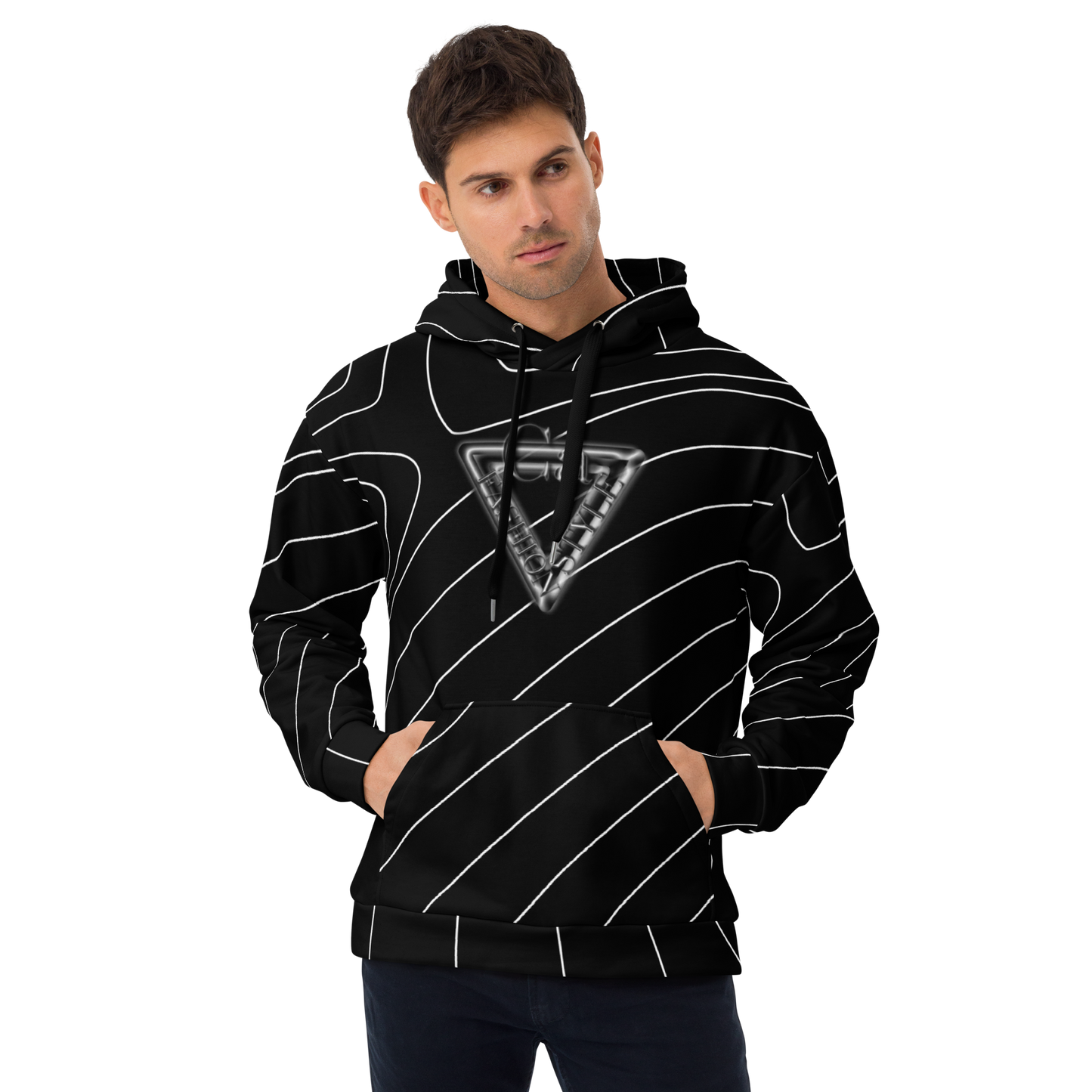 CaRaUaNa Unisex Hoodie Black Branded - CaRaUaNa Fashion