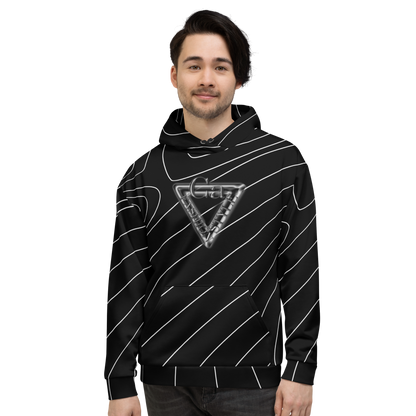 CaRaUaNa Unisex Hoodie Black Branded - CaRaUaNa Fashion