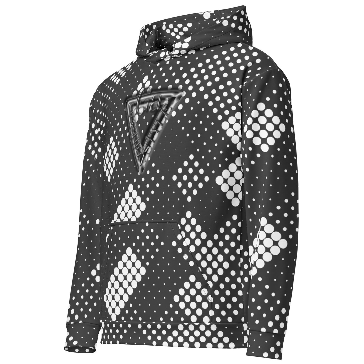 CaRaUaNa Unisex Hoodie Grey white - CaRaUaNa Fashion