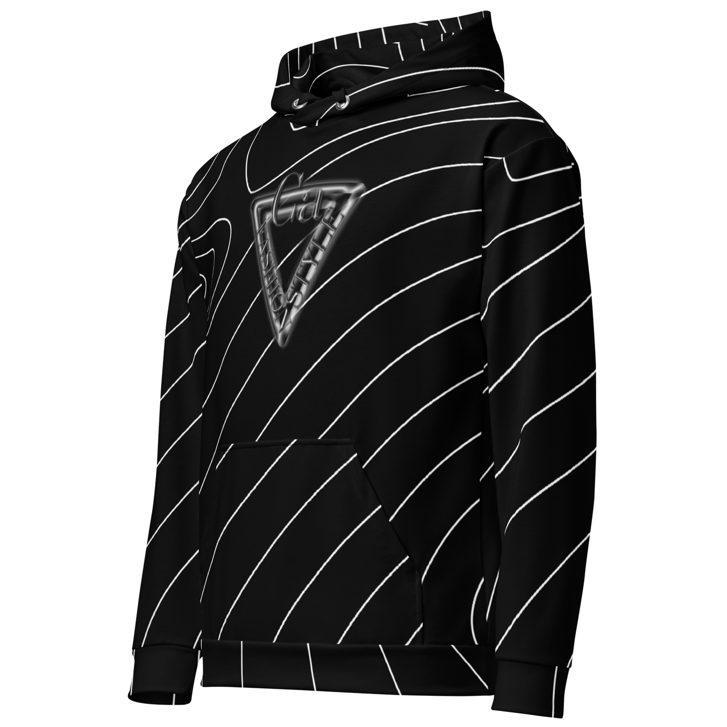 CaRaUaNa Unisex Hoodie Black Branded - CaRaUaNa Fashion