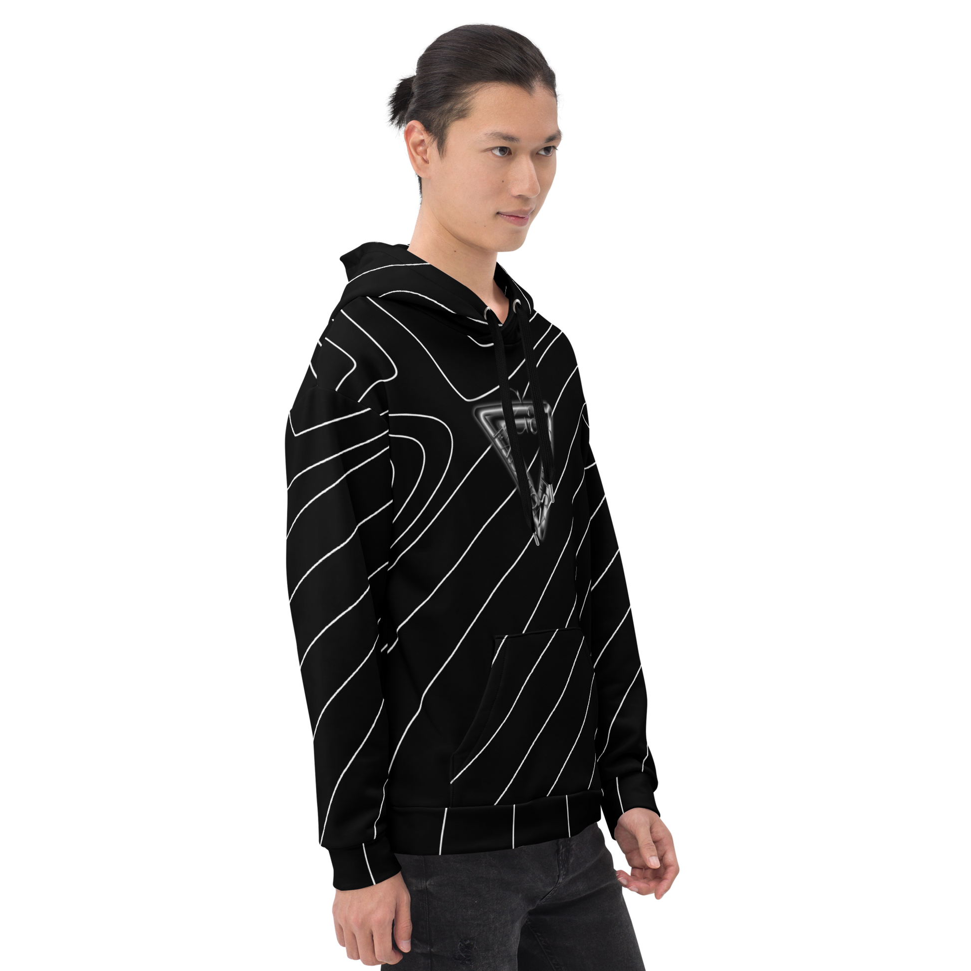 CaRaUaNa Unisex Hoodie Black Branded - CaRaUaNa Fashion