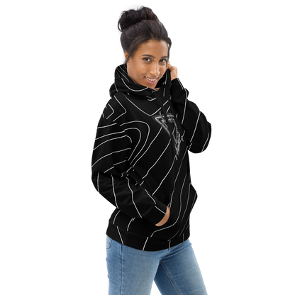 CaRaUaNa Unisex Hoodie Black Branded - CaRaUaNa Fashion