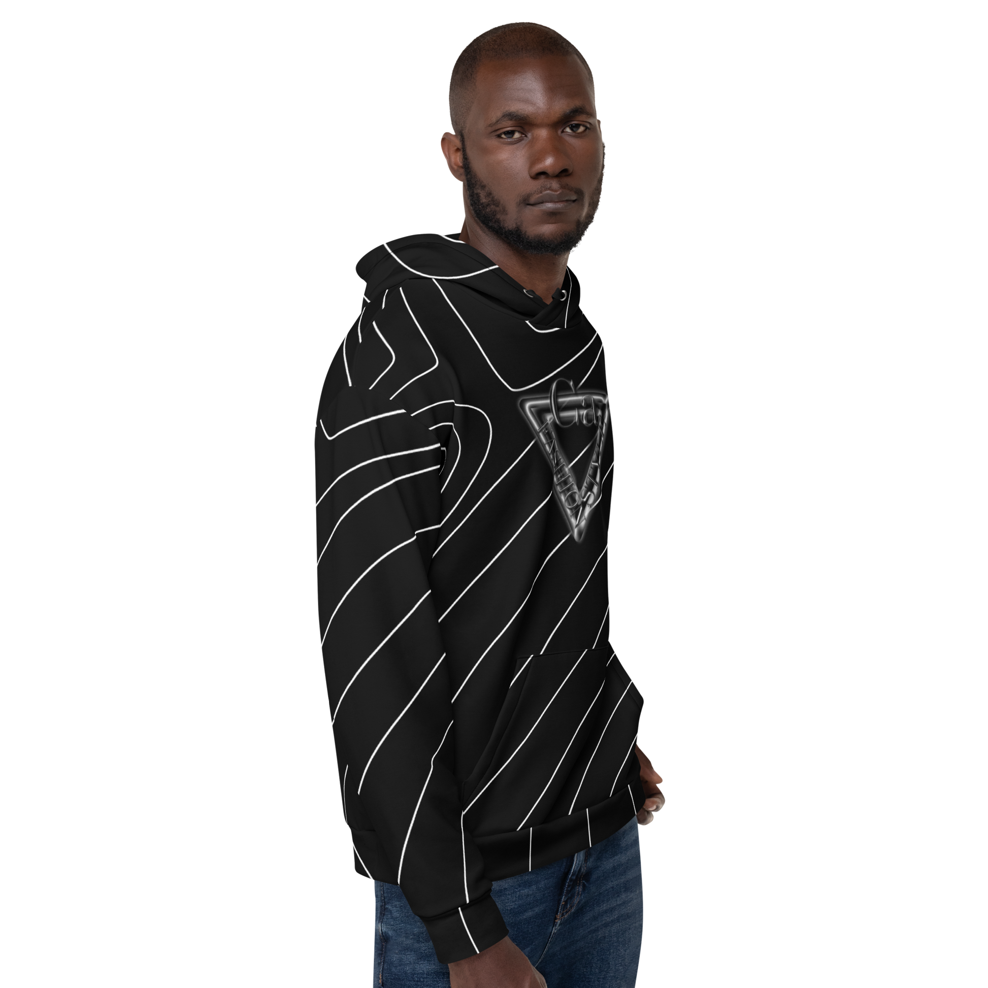 CaRaUaNa Unisex Hoodie Black Branded - CaRaUaNa Fashion