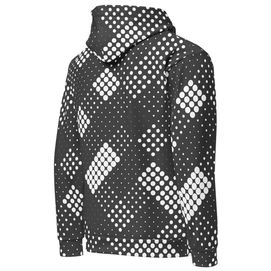 CaRaUaNa Unisex Hoodie Grey white - CaRaUaNa Fashion