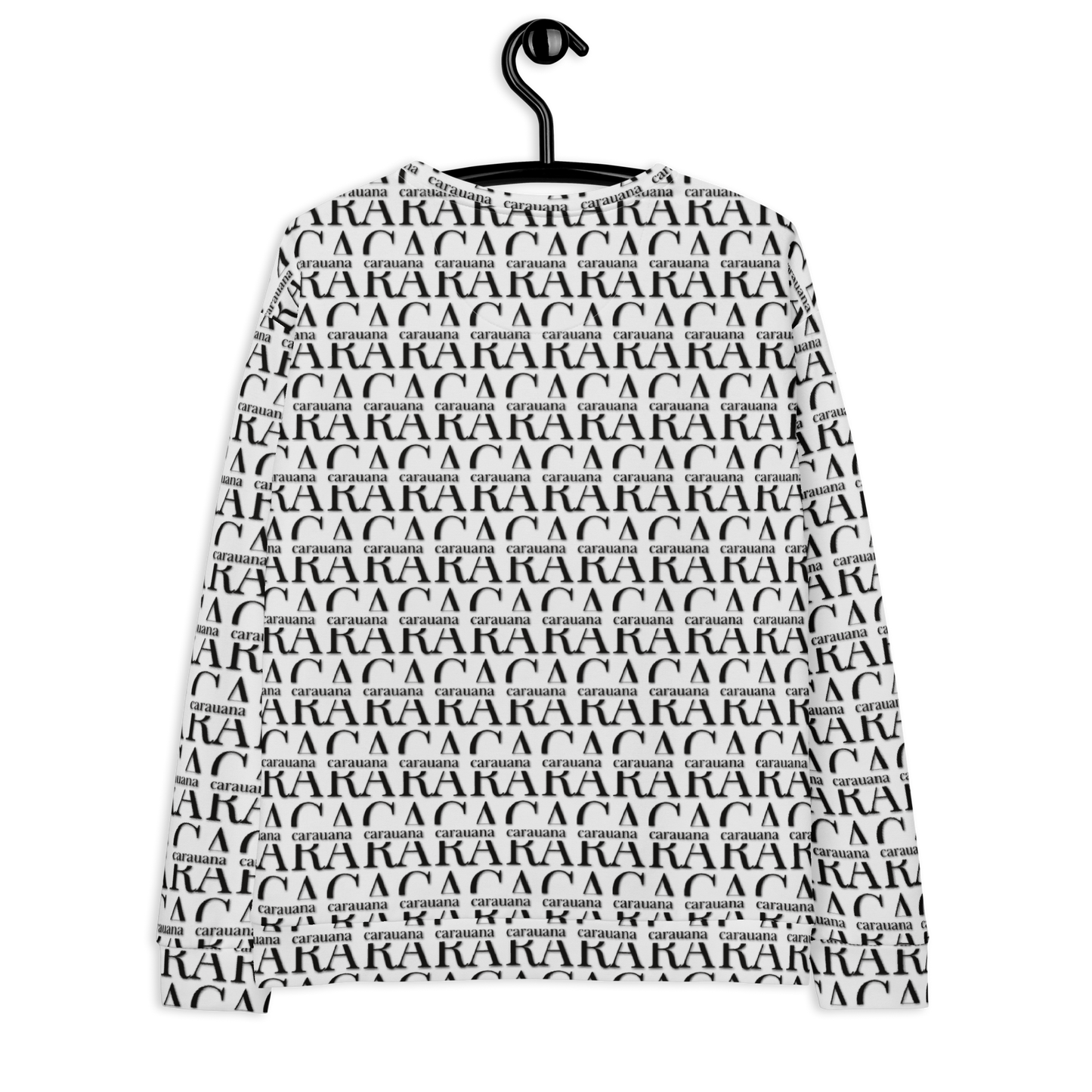 Premium Sweatshirt CaRaUaNa Unisex Black Logo Carauana Store