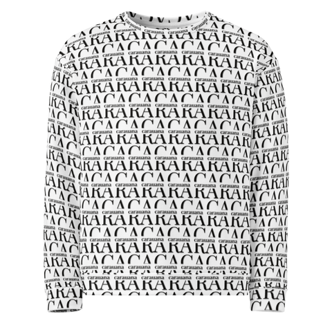 Premium Sweatshirt CaRaUaNa Unisex Black Logo