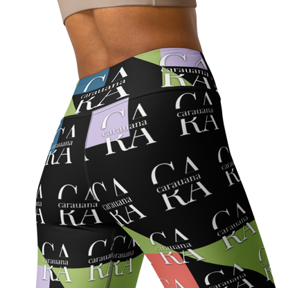 CaRaUaNa Leggings SPORT Green Black Carauana Store