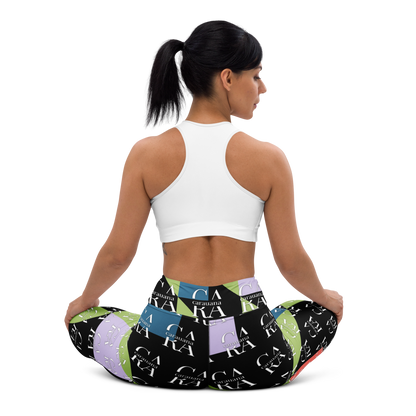 CaRaUaNa Leggings SPORT Green Black Carauana Store