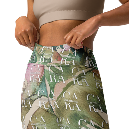 CaRaUaNa Leggings SPORT Green Beige branded Carauana Store