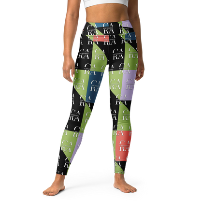 CaRaUaNa Leggings SPORT Green Black Carauana Store