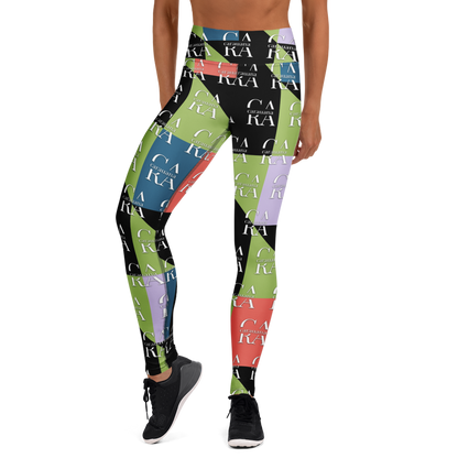 CaRaUaNa Leggings SPORT Green Black Carauana Store