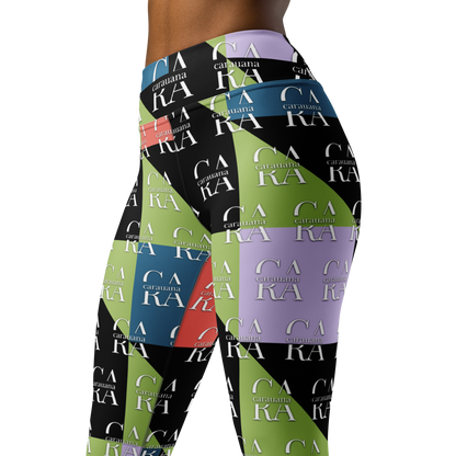 CaRaUaNa Leggings SPORT Green Black Carauana Store