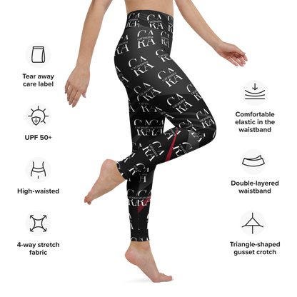CaRaUaNa Leggings SPORT black Elegant Carauana Store