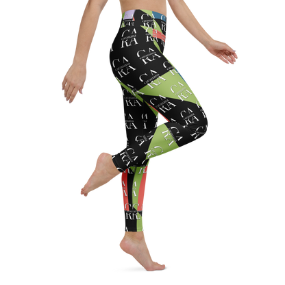 CaRaUaNa Leggings SPORT Green Black Carauana Store