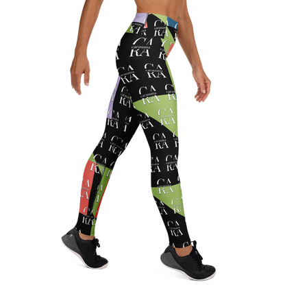 CaRaUaNa Leggings SPORT Green Black Carauana Store