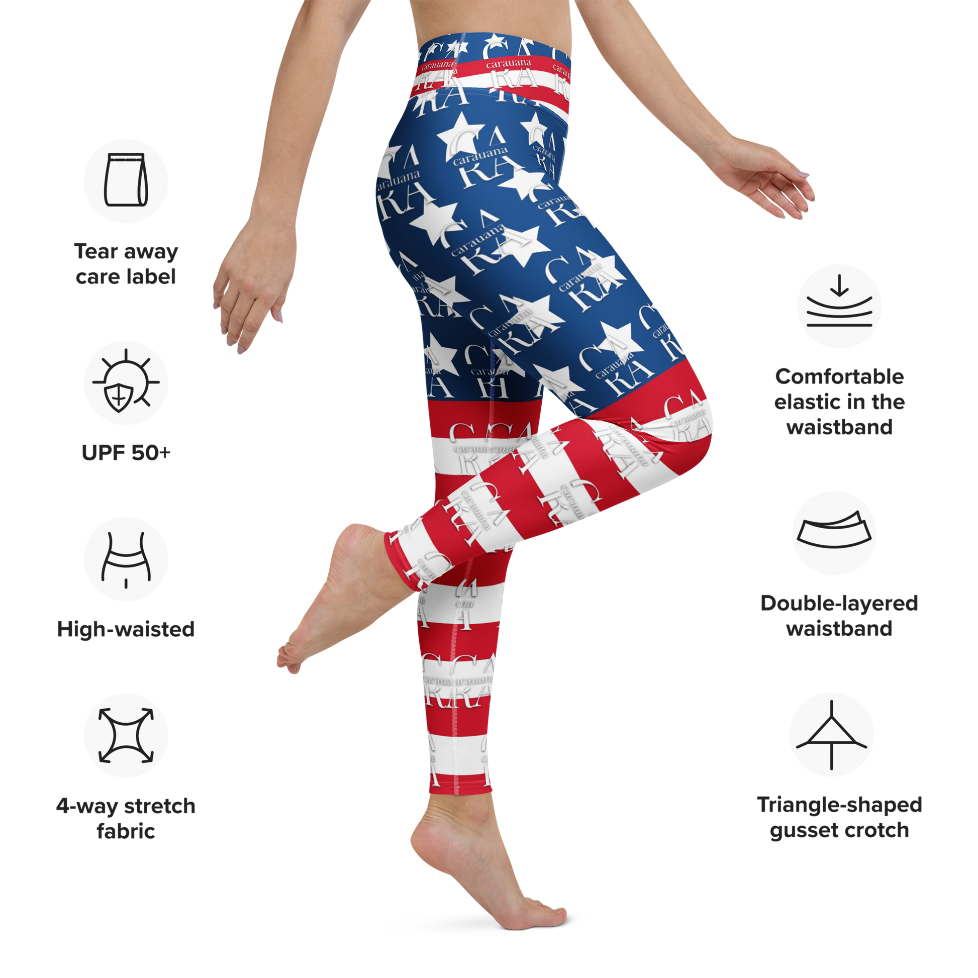 Original CaRaUaNa USA Women's Leggings Carauana Store
