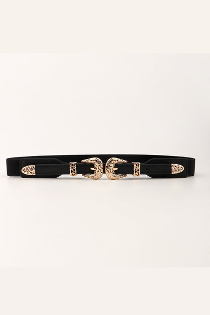 Double Buckle Elastic Belt Carauana Store