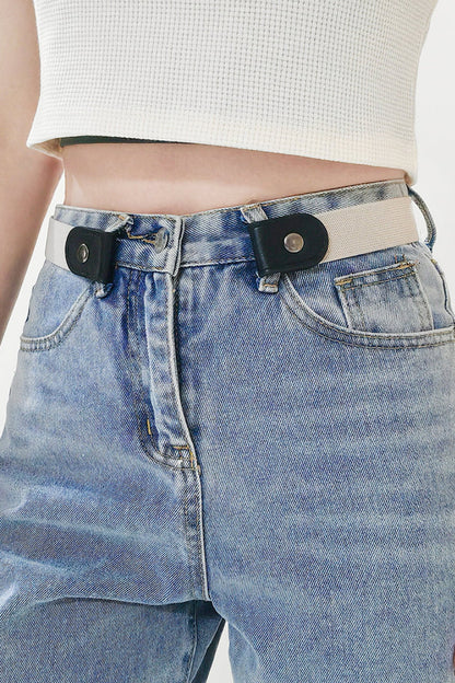 PU Elastic Snap Closure Belt Carauana Store