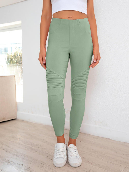 Ribbed Detail Leggings Carauana Store