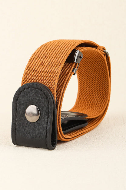 PU Elastic Snap Closure Belt Carauana Store