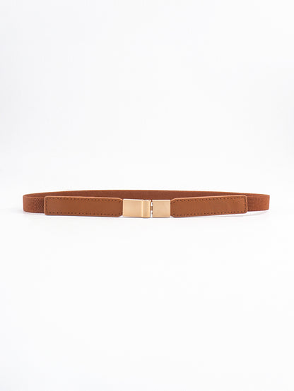 PU Elastic Skinny Belt Carauana Store