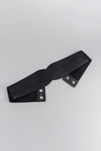 Elastic Wide PU Belt Carauana Store
