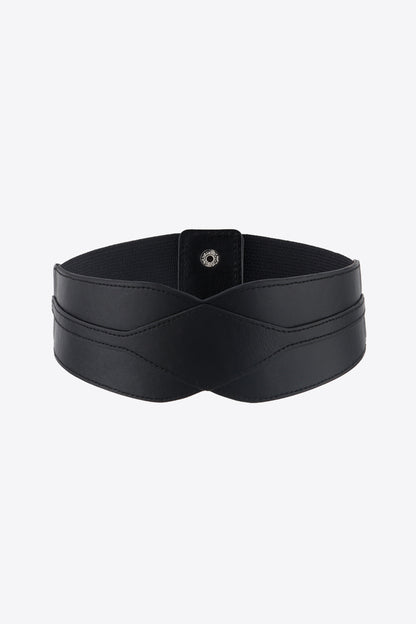 Elastic Wide PU Belt Carauana Store