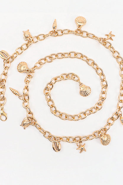 Ocean Element Charm Chain Belt Carauana Store