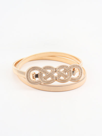 Knot Buckle Metal Belt Carauana Store