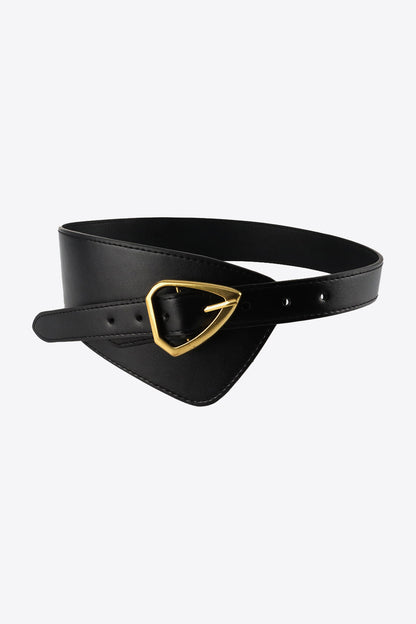 Irregular PU Leather Belt Carauana Store