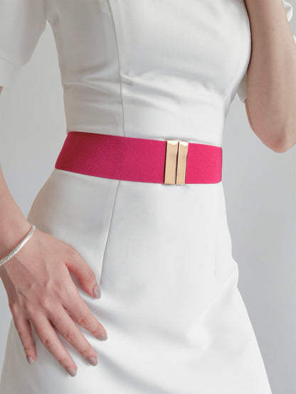 Alloy Buckle Elastic Belt Carauana Store