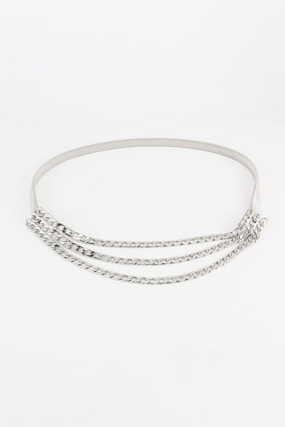 Metal Triple-Layered Chain Belt Carauana Store