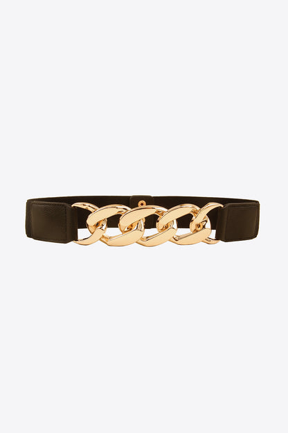 Chain Detail Elastic Belt Carauana Store