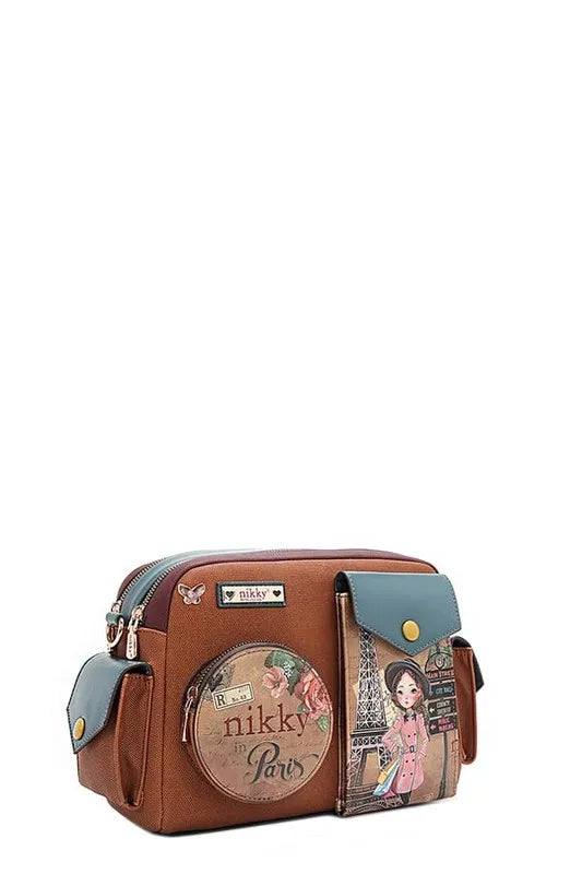 Nicole Lee USA Multi Pocket Messenger Bag Carauana Store