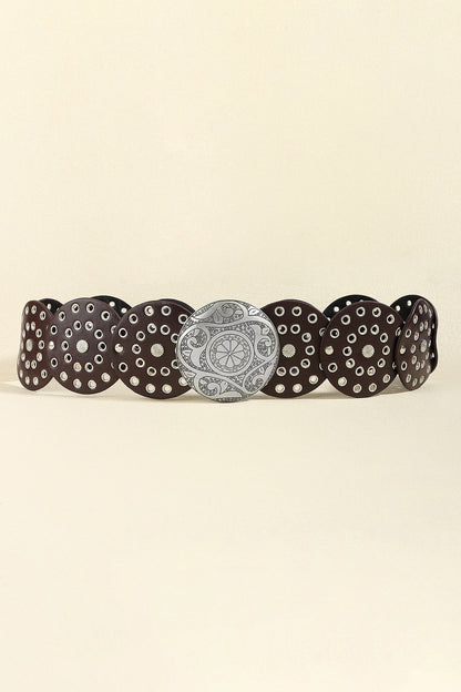 Vintage PU Leather Wide Belt Carauana Store