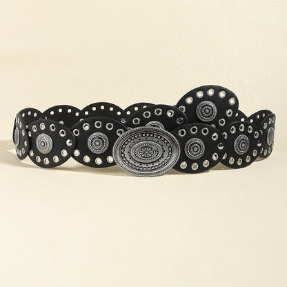 Oval PU Belt Carauana Store