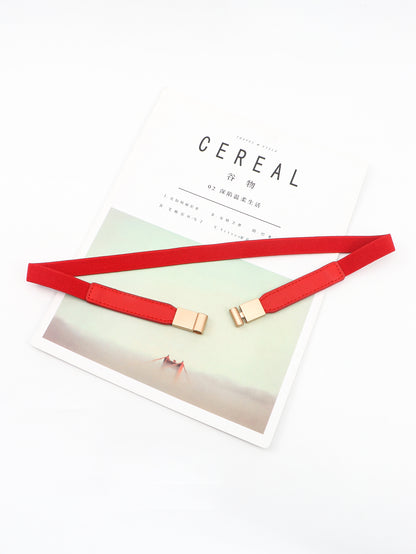 PU Elastic Skinny Belt Carauana Store