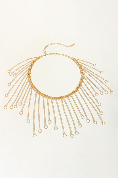 Fringe Chain Alloy Belt Carauana Store