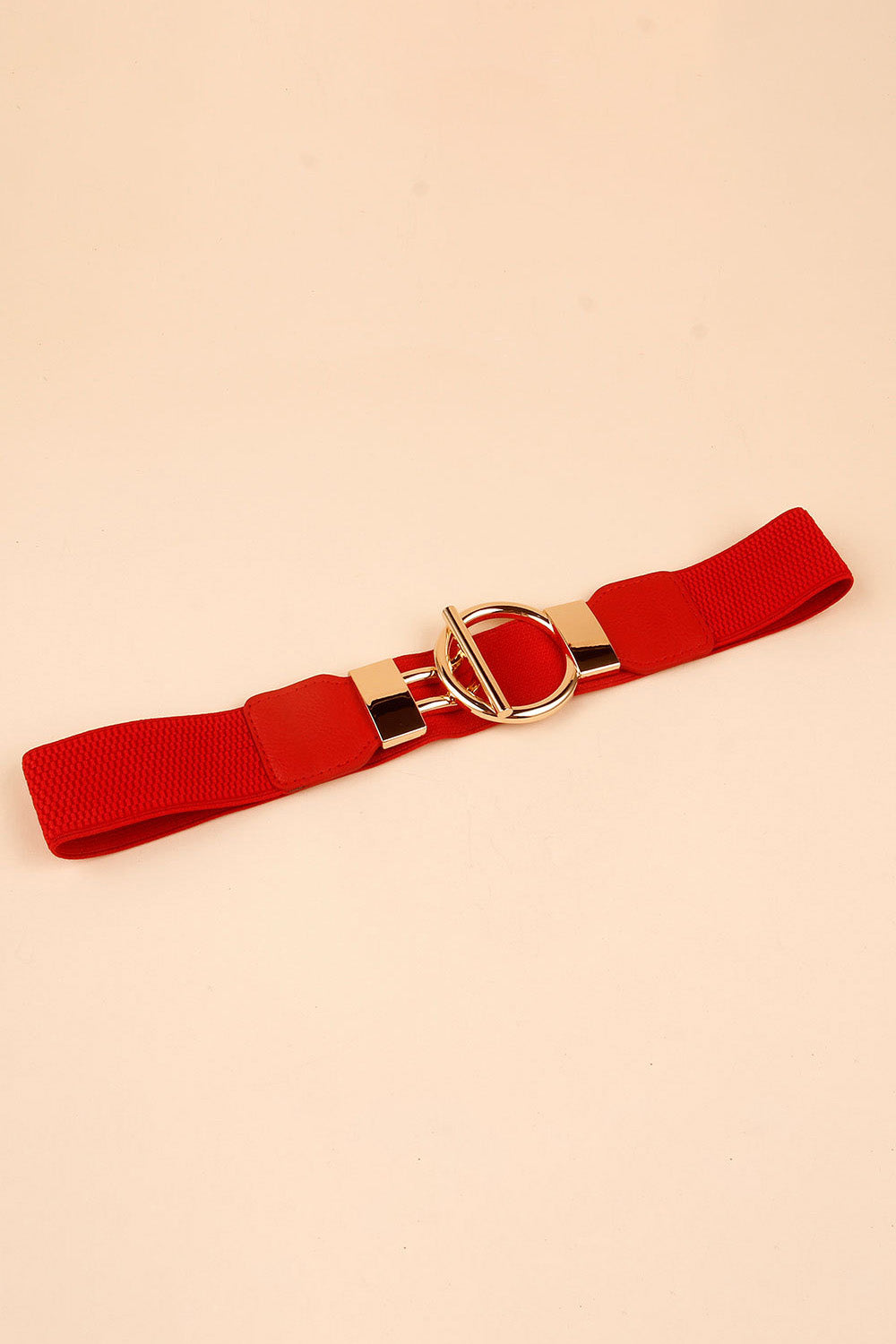 Circle Shape Buckle Zinc Alloy Buckle PU Leather Belt Carauana Store