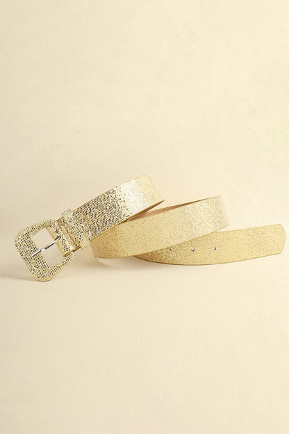 Glitter PU Leather Belt Carauana Store